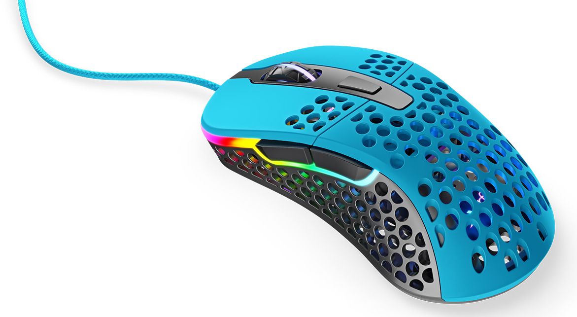 фото Игровая мышь xtrfy m4 rgb (miami blue)