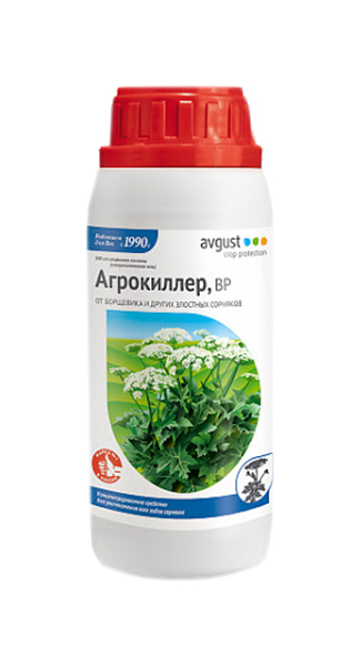 

Средство для борьбы с сорняками Avgust Агрокиллер А00286 500 мл, Агрокиллер