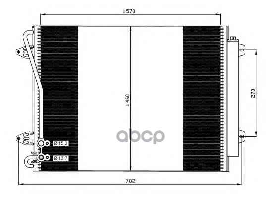 

Радиатор кондиционера NRF 35613
