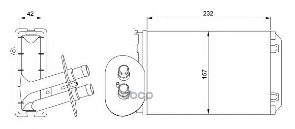 

Радиатор печки NRF 54247
