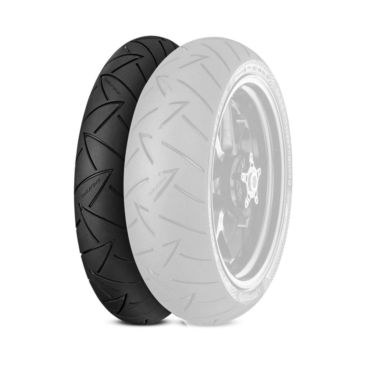 

Мотошина Continental ContiRoadAttack2 EVO 110/80 R 19 59V TL Передняя (Front)