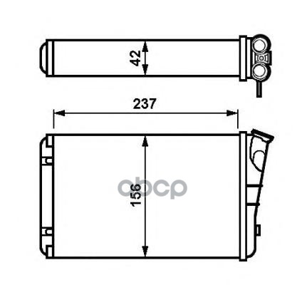 

Радиатор печки NRF 54238