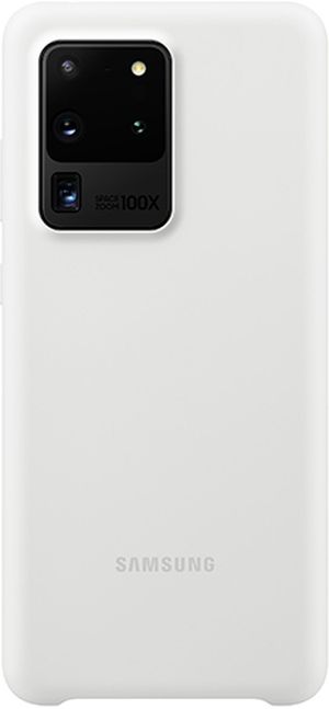 фото Чехол samsung silicone cover для galaxy s20 ultra white