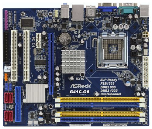 

Материнская плата ASRock G41C-GS, G41C-GS