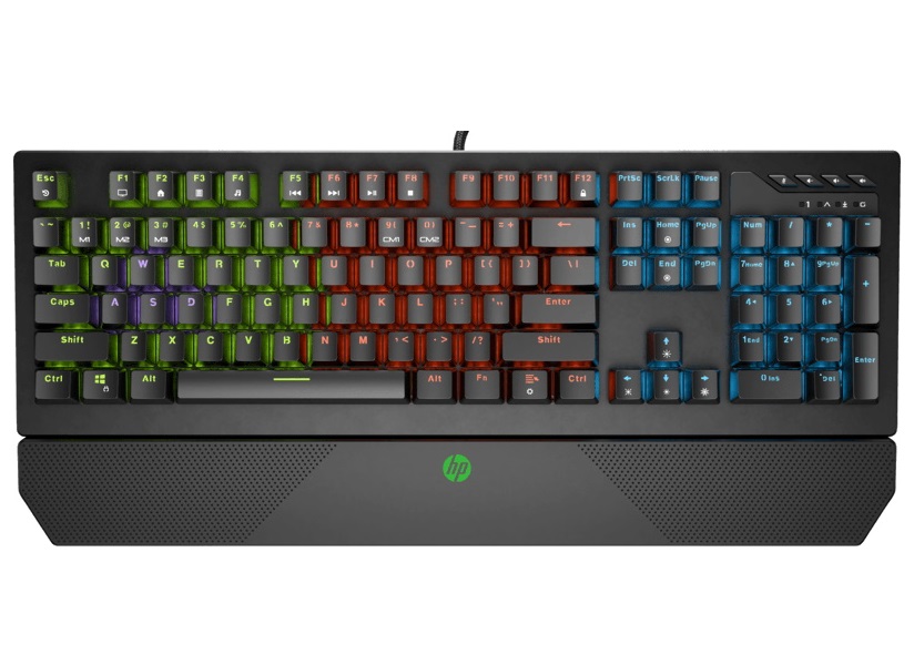 фото Игровая клавиатура hp pavilion gaming 800 black (5js06aa)