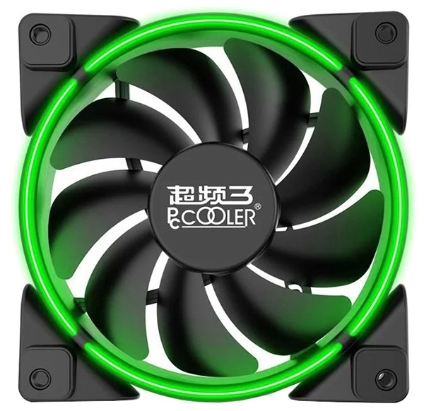 

Корпусной вентилятор PCCooler Corona Green, CORONA Green