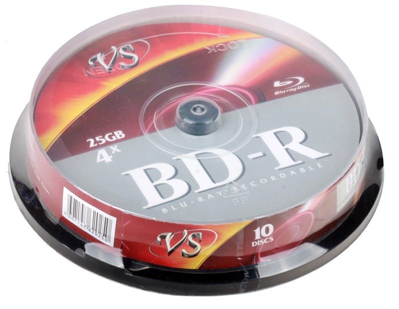 фото Диск vs bd-r 25 gb 10 шт