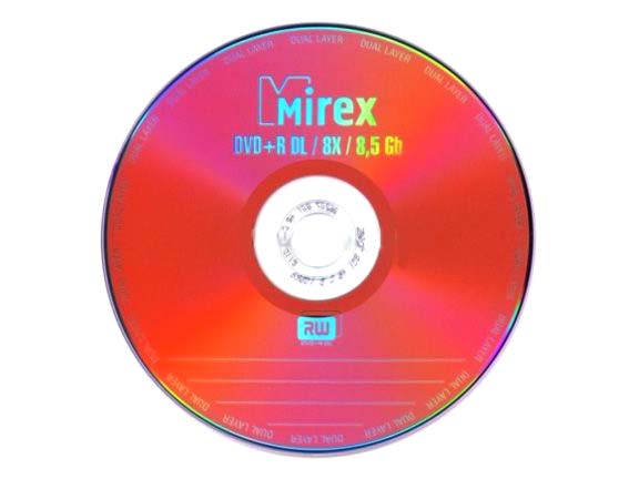 фото Диск mirex dvd+r 8.5 gb 1 шт