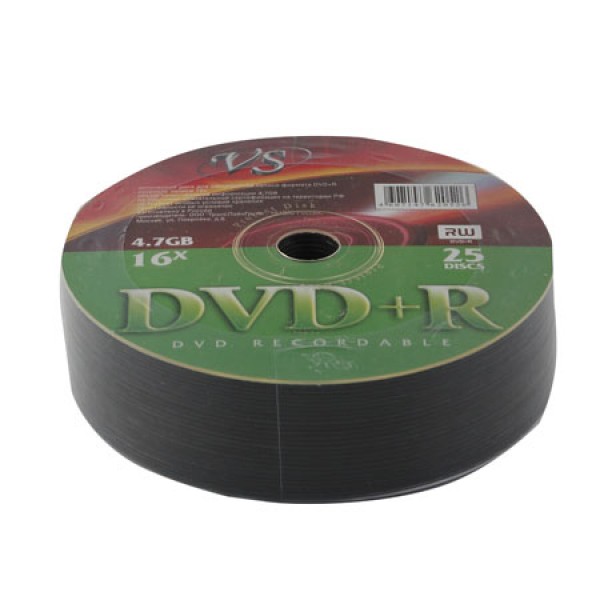 фото Диск vs dvd+r 4.7 gb shrink 25 шт