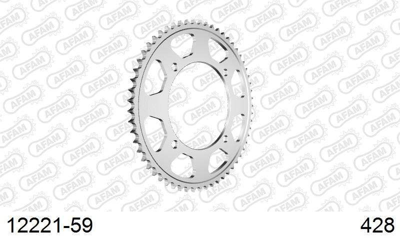Звезда задняя AFAM 12221-59 для мотоцикла