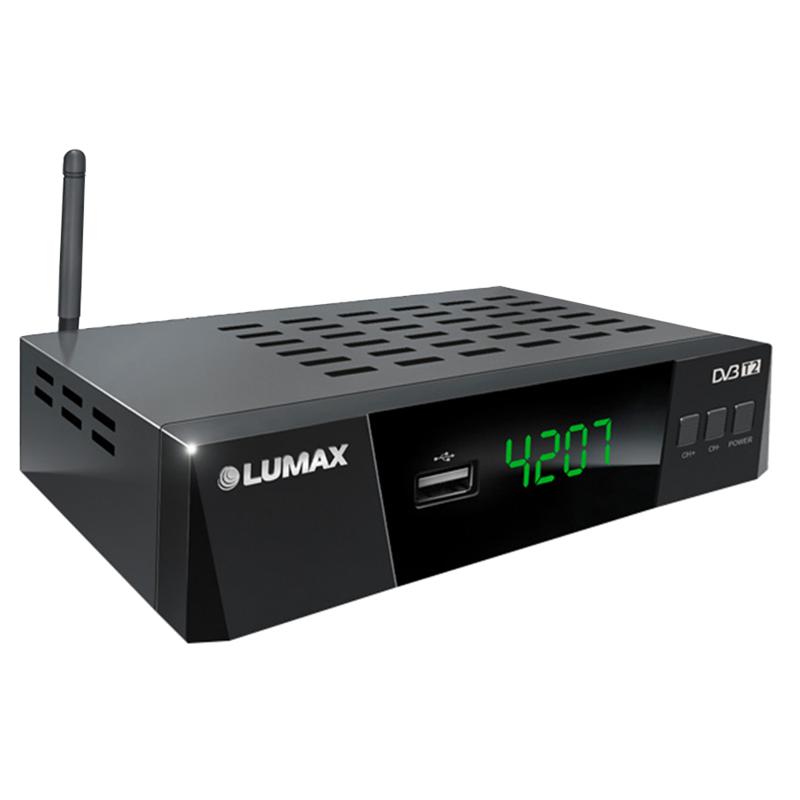 фото Dvb-t2 приставка lumax dv-4207hd black