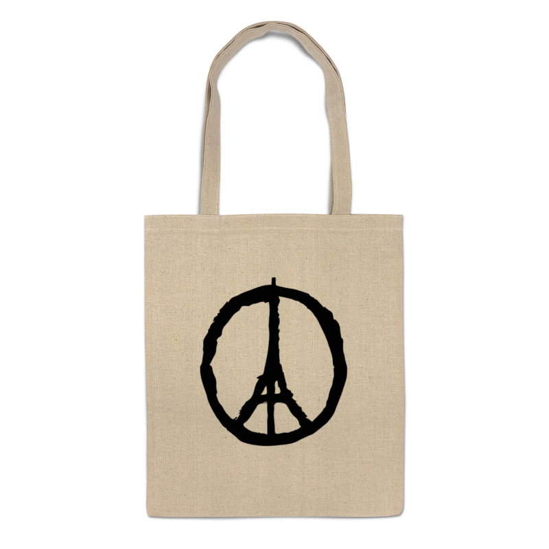 фото Сумка-шоппер printio мир парижу (peace for paris)