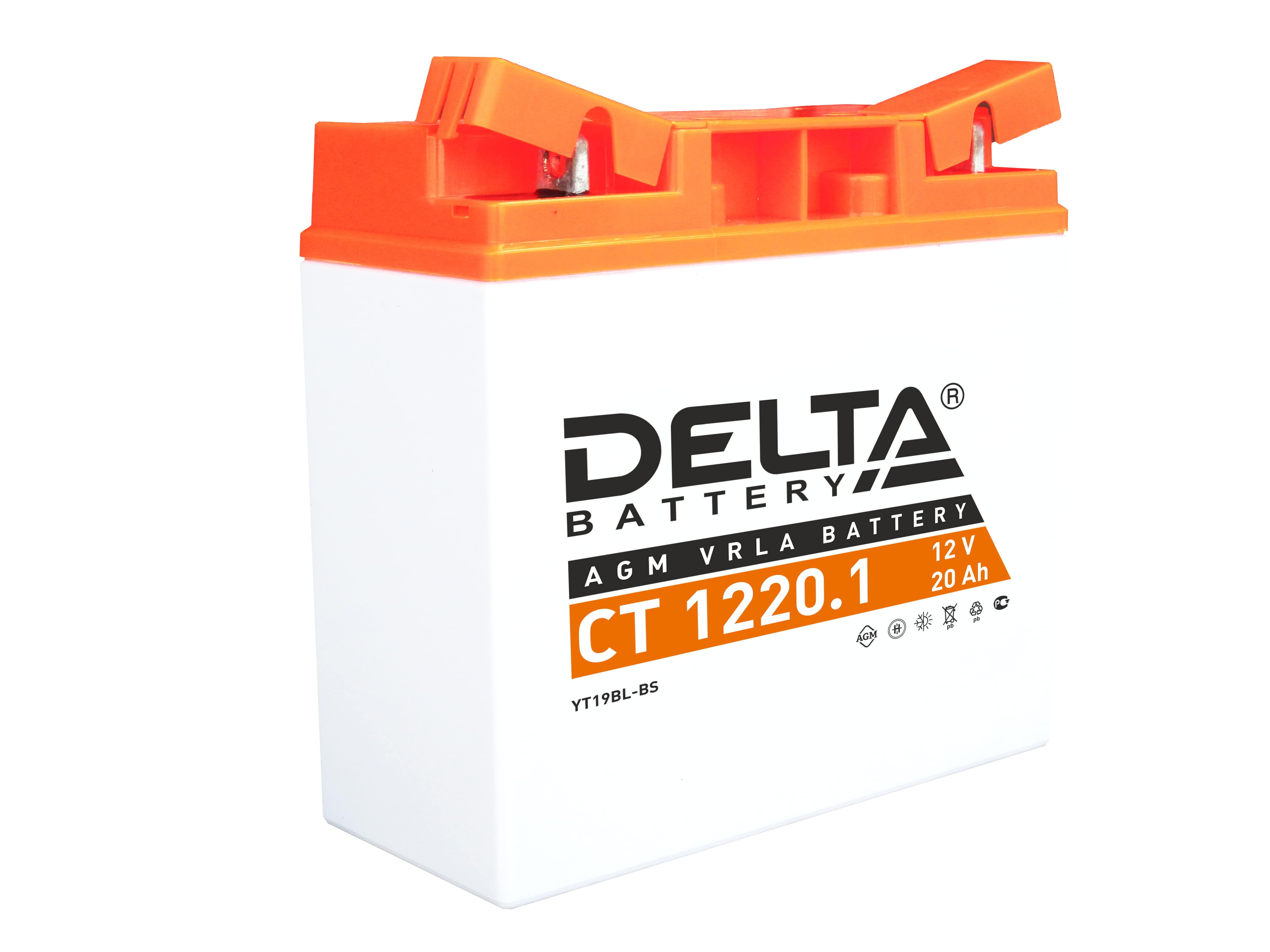 

Аккумулятор DELTA BATTERY 24 A/ч A обратная полярность CT12201