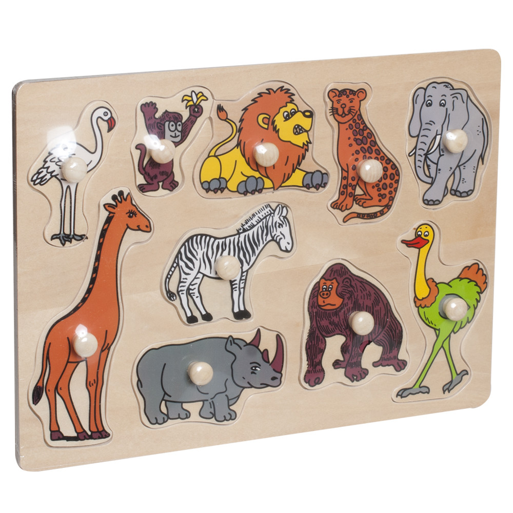 

Игра-пазл Hongji Toys Животные HJ98021k