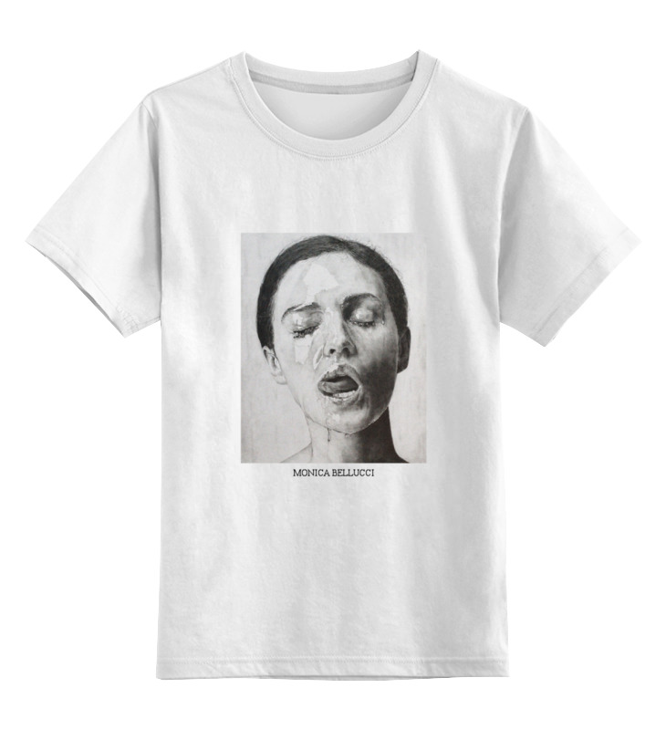 

Детская футболка классическая Printio Monica bellucci, р. 140, 0000000674006
