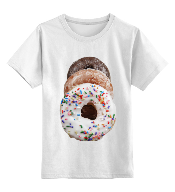 

Детская футболка классическая Printio Donuts, р. 140, Белый, 0000000674430