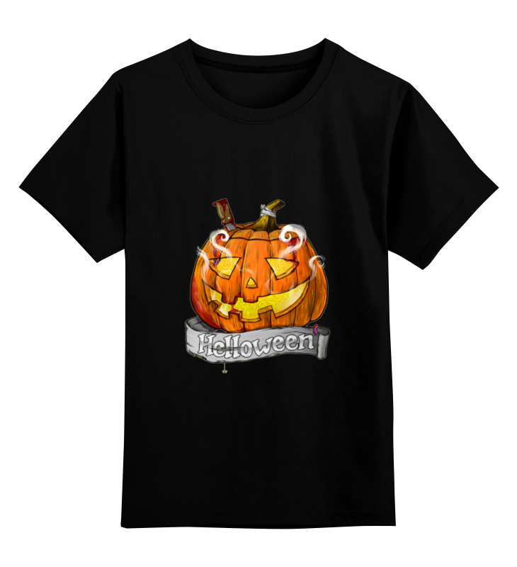 

Детская футболка классическая Printio Helloween, р. 128, Черный, 0000000673832