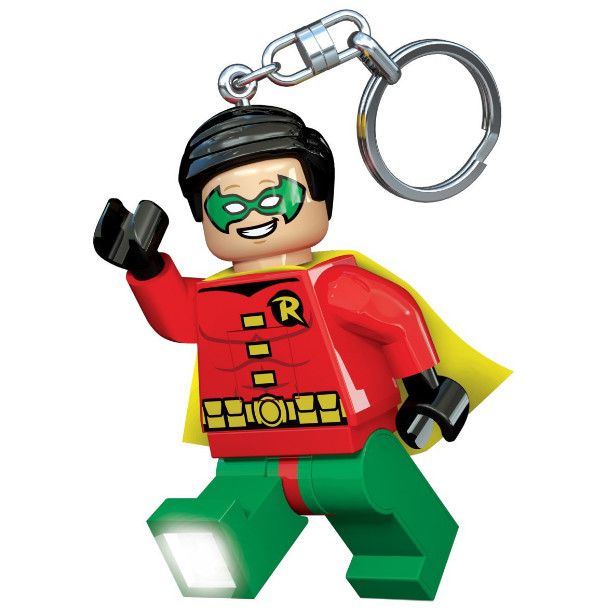 фото Брелок-фонарик для ключей lego super heroes robin, lgl-ke61