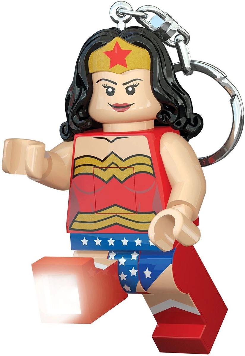 фото Брелок-фонарик для ключей lego super heroes wonderwoman, lgl-ke70