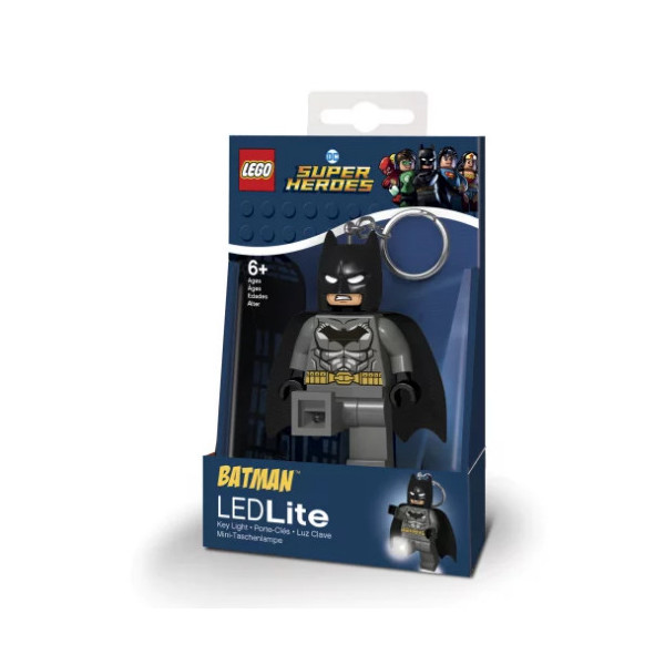 фото Брелок-фонарик для ключей lego super heroes grey batman lgl-ke92