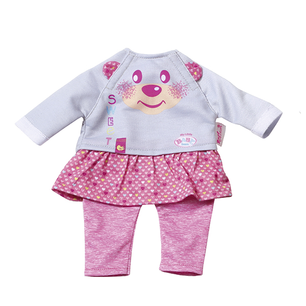 Кукла Мy little Baby born Комплект одежды для дома 32 см Zapf Creation 823-149