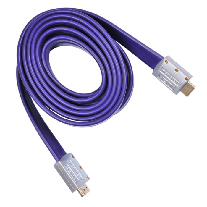 Кабель аудио-видео Buro HDMI (m)/HDMI (m) 3м. черный (HDMI19M-19M FLAT3)