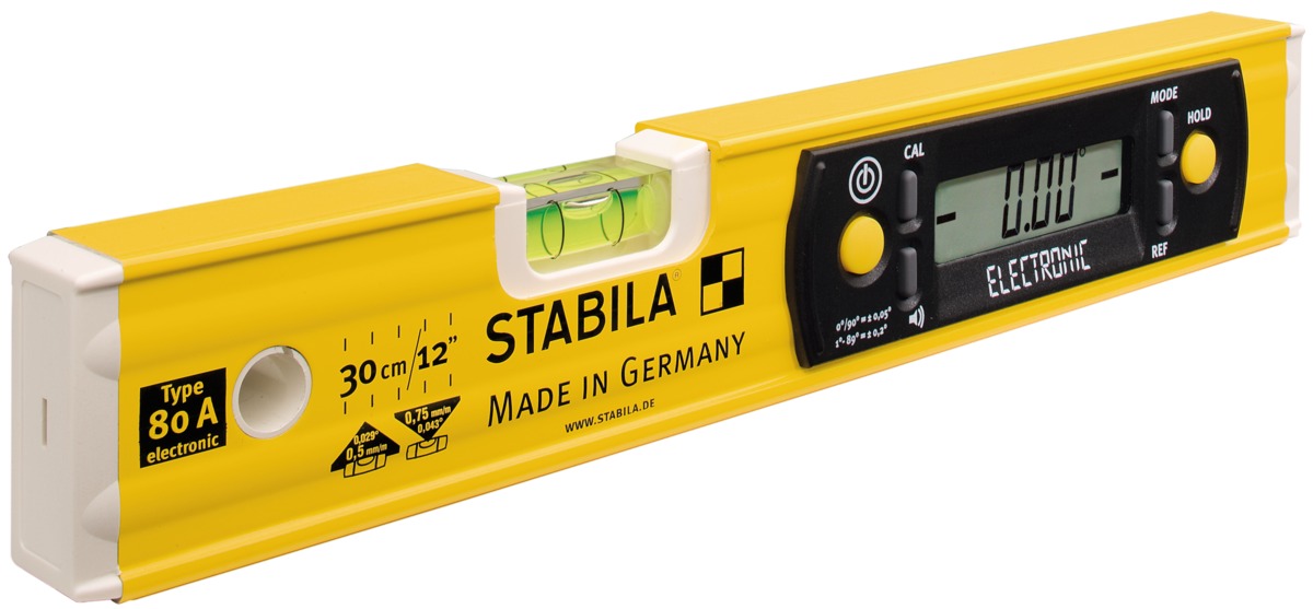 Уровень Stabila тип 80A electronic 30см электронный угломер stabila tech 700 da 45см