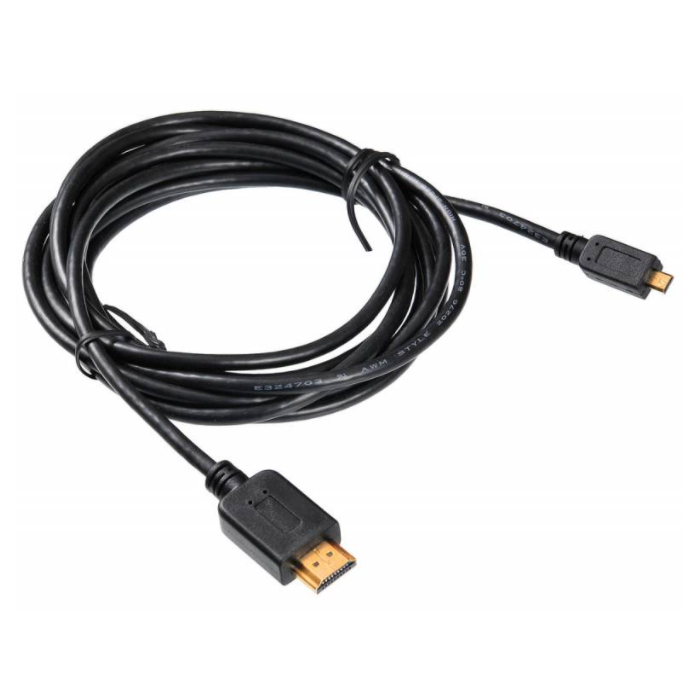 фото Кабель аудио-видео buro hdmi (m)/micro hdmi (m) 3м. черный