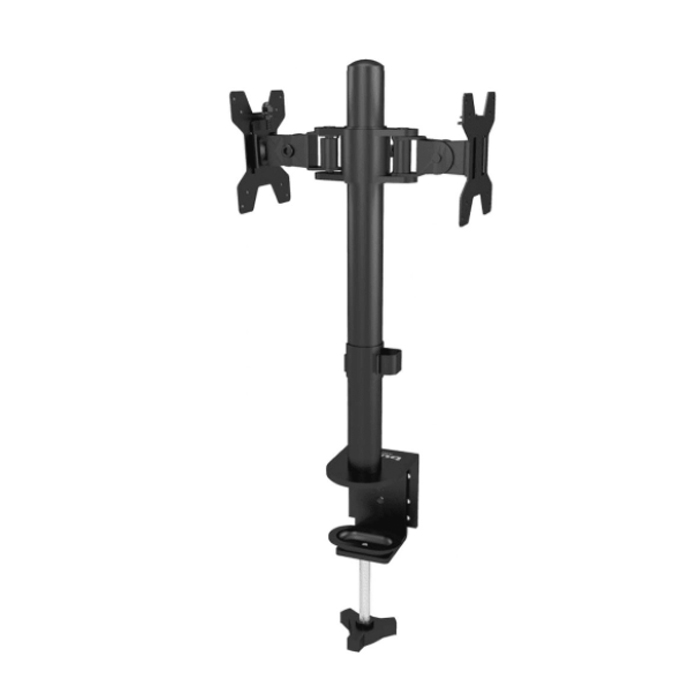 фото Кронштейн для мониторов жк buro m062 черный 15"-32" макс.8кг потолочный поворот и наклон