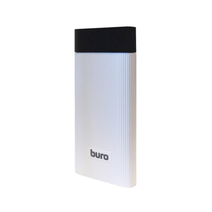 

Мобильный аккумулятор Buro RLP-12000 Li-Pol 12000mAh 2A+2A белый 2xUSB