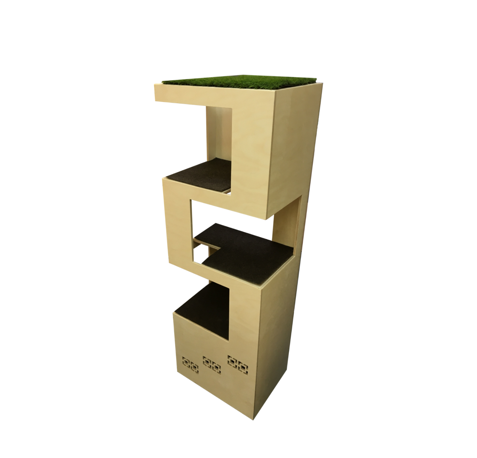 

Комплекс для кошек Hunnkatt, Тетрис в ассортименте, 4 уровня