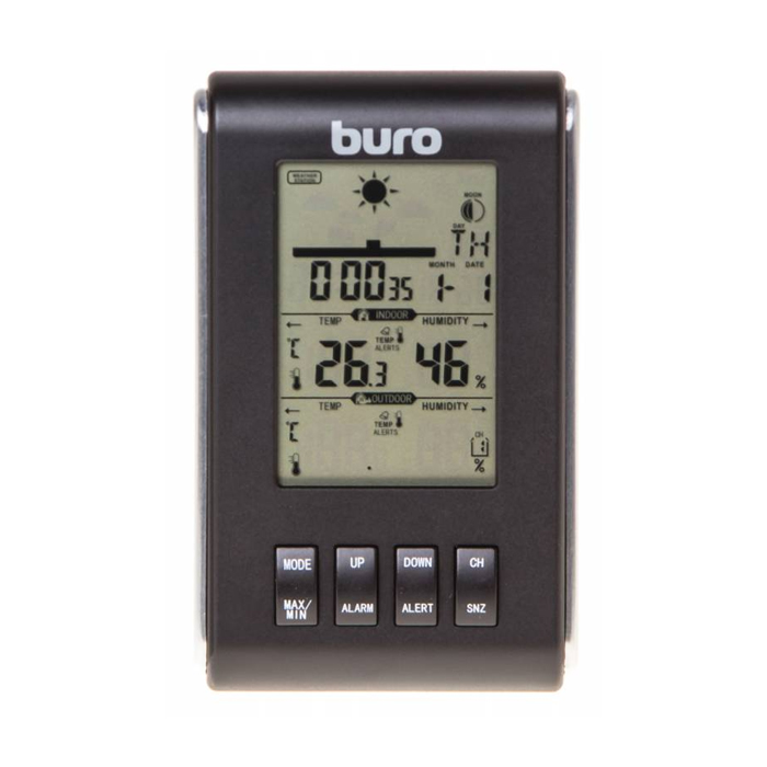 Погодная станция Buro H103G серебристый/черный