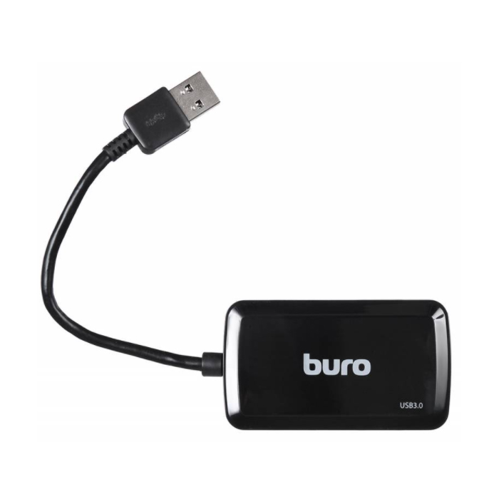 

Разветвитель USB 3.0 Buro BU-HUB4-U3.0-S 4порт. черный