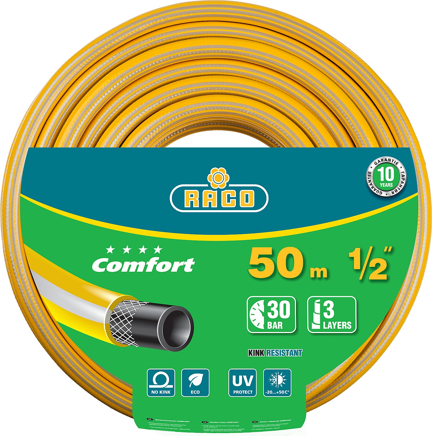 Шланг для полива RACO Comfort 40303-1/2-50_z01 1/2 50 м