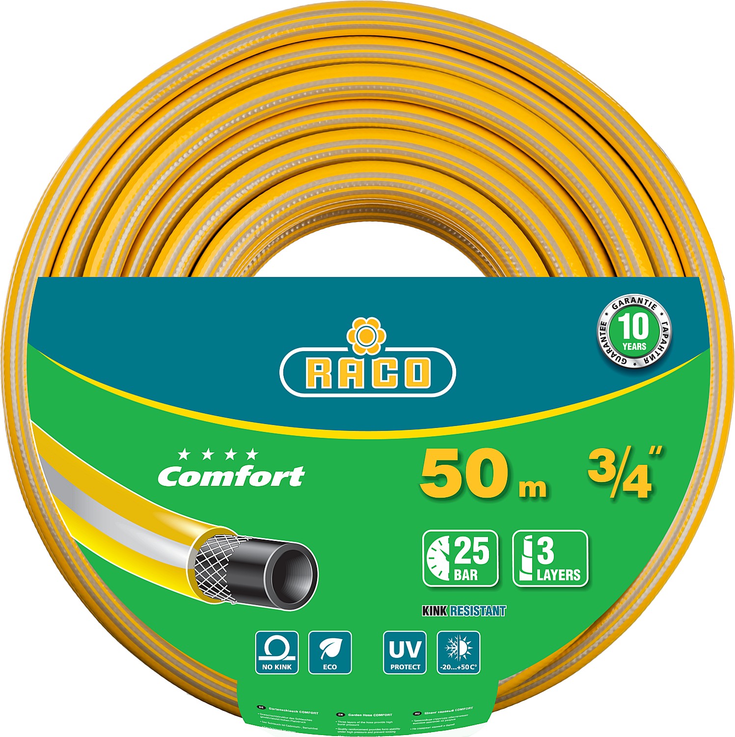 Шланг для полива RACO Comfort 40303-3/4-50_z01 3/4 50 м