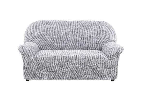 фото Чехол на 2-ух местный диван виста милано серый еврочехол