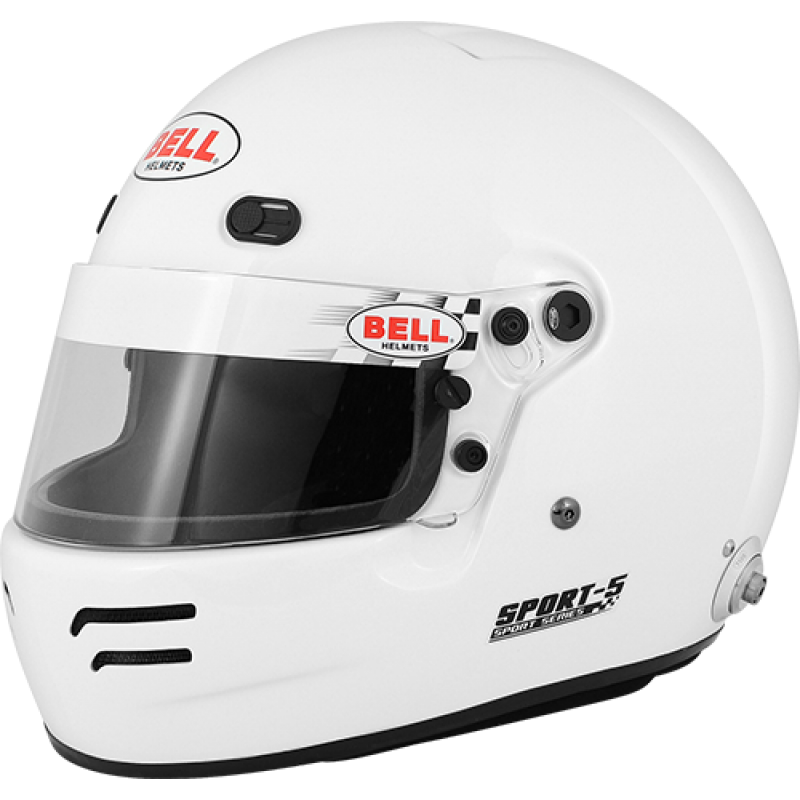 

Шлем для автоспорта Bell 1418002 закрытый SPORT 5 FIA8859 белый р 58-59, SPORT 5