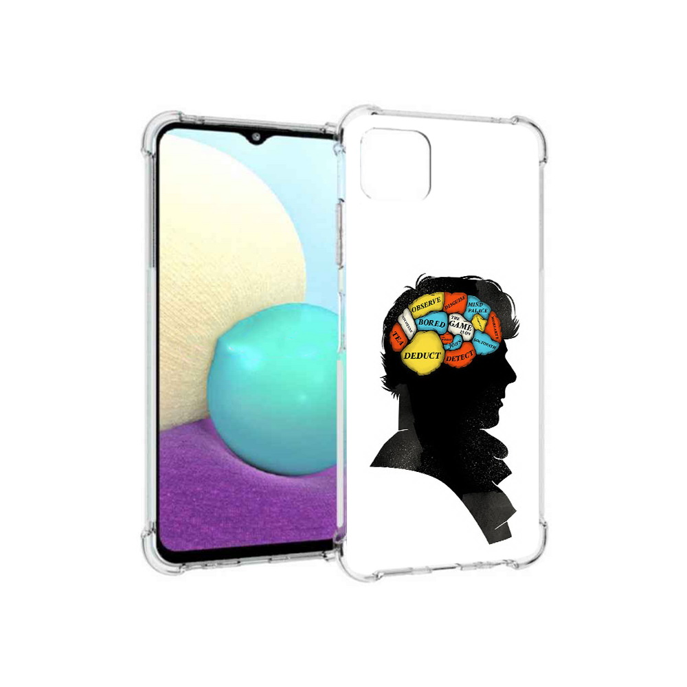 

Чехол MyPads Tocco для Samsung Galaxy A22s 5G темный рисунок (PT226906.544.640), Прозрачный, Tocco