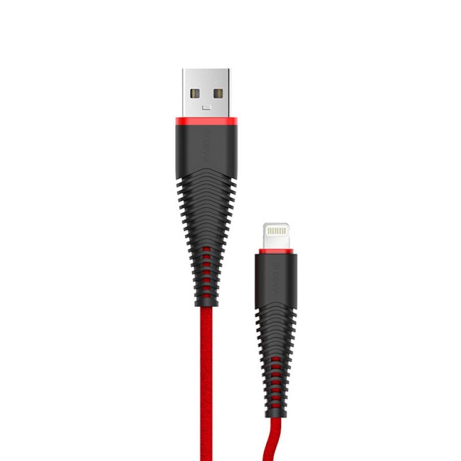 Кабель Devia Fish 1 Lightining Cable Red