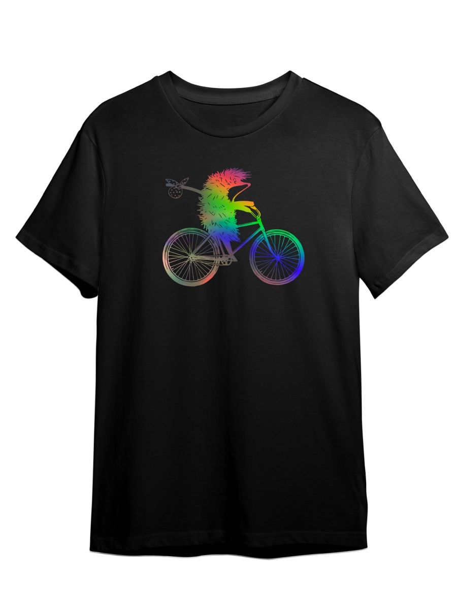 

Футболка унисекс Каждому Своё Велосипед/Bike/Ёжик в тумане SPVL1RA3 черная 2XL, "Велосипед/Bike/Ёжик в тумане" SPVL1RA3