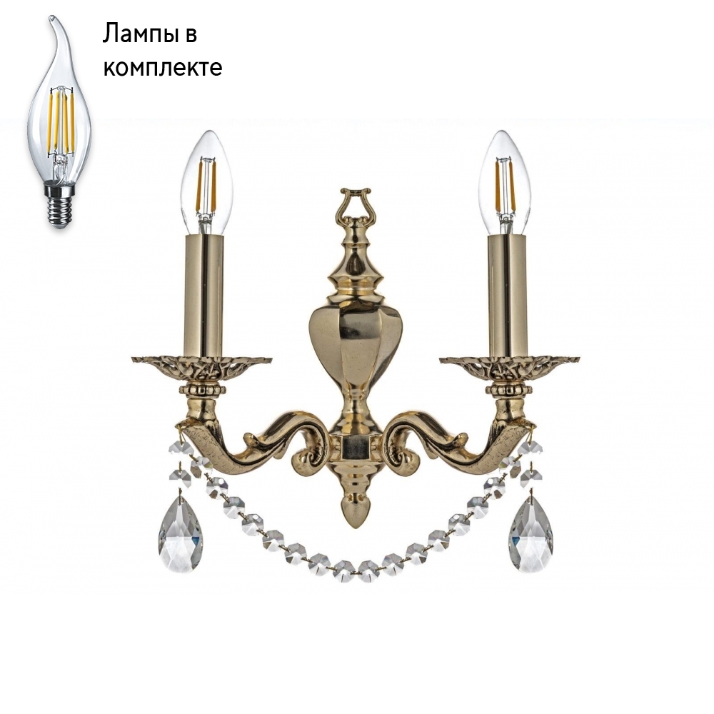 

Бра Arti Lampadari Amelia E 2.1.2.600 GB, E14, 80W