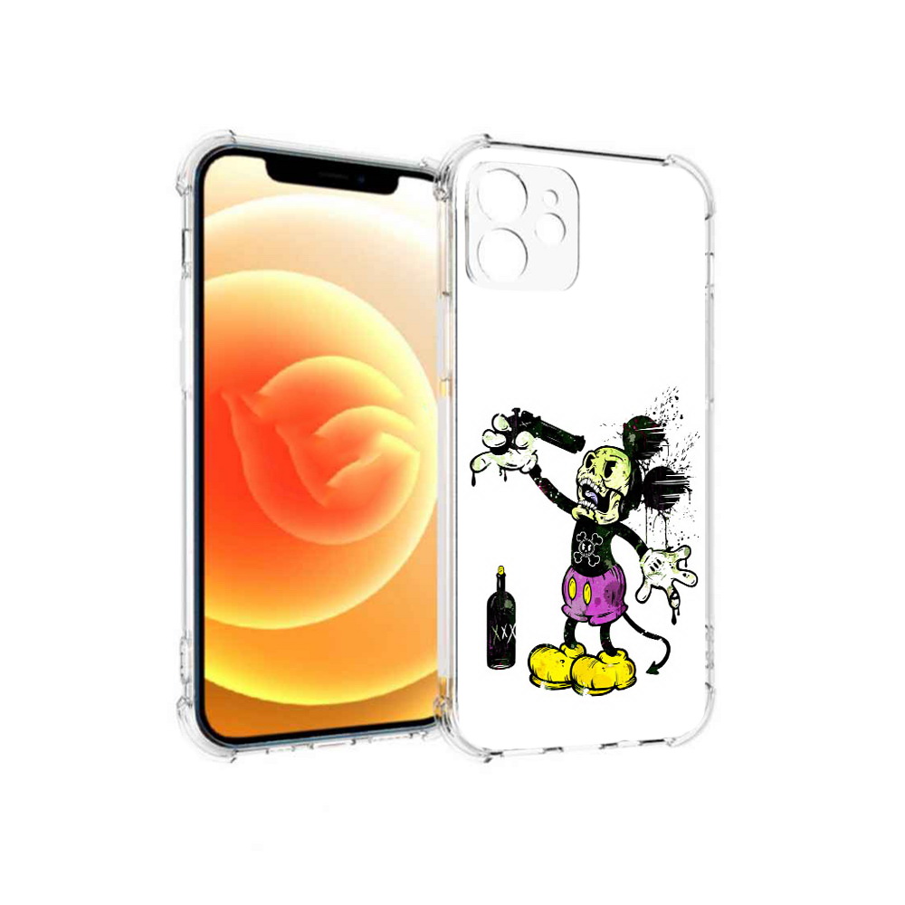 

Чехол MyPads Tocco для Apple iPhone 12 Драг Микки (PT157543.607.73), Прозрачный, Tocco
