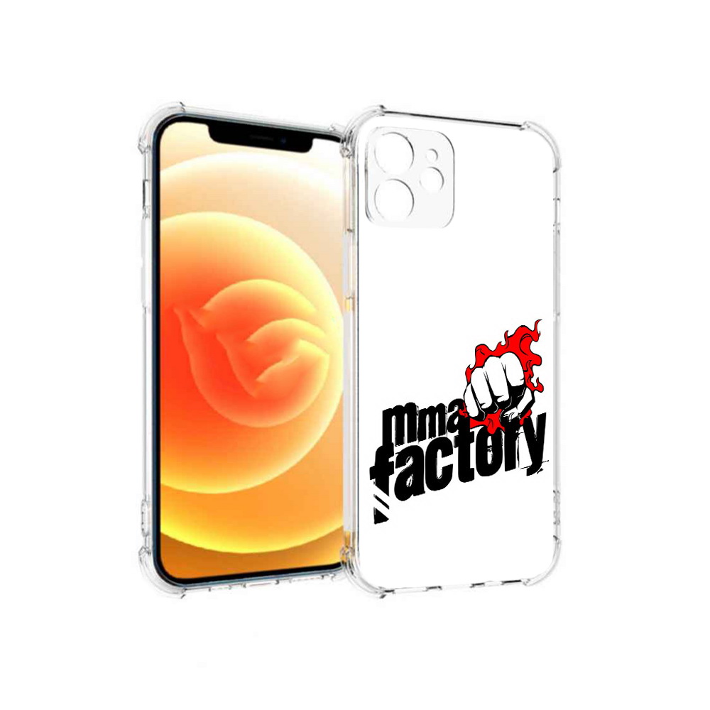 

Чехол MyPads Tocco для Apple iPhone 12 Единоборства ММА (PT157543.607.74), Прозрачный, Tocco