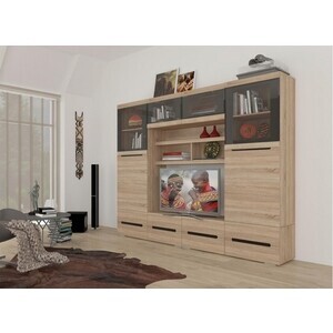 

Гостиная Миф Эколь вариант №2 дуб сонома, Стенка для гостиной_1324635_Миф