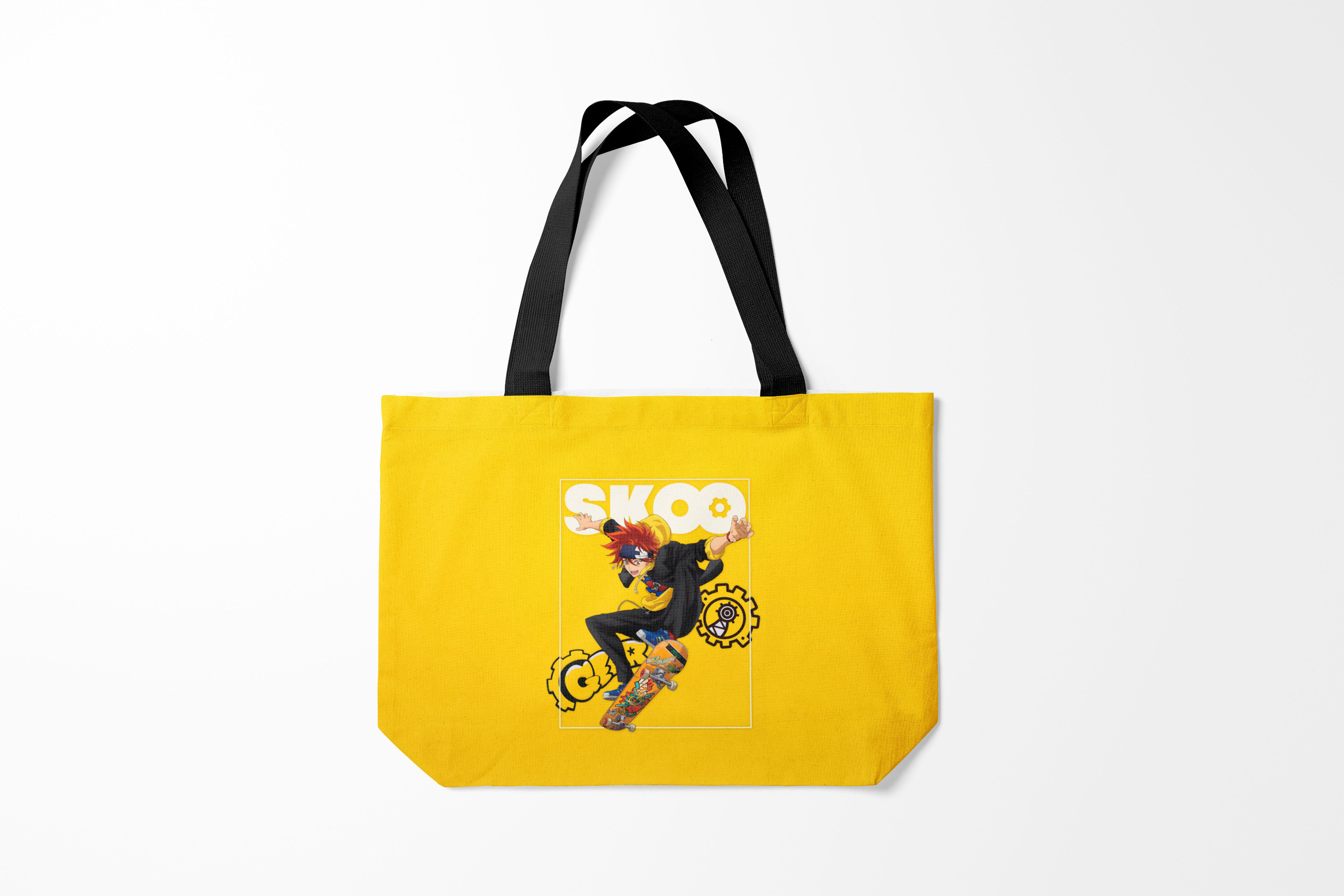 

Сумка шoппер унисекс Burnettie SK8 the Infinity Реки Кян, желтый, SK8 the Infinity Реки Кян