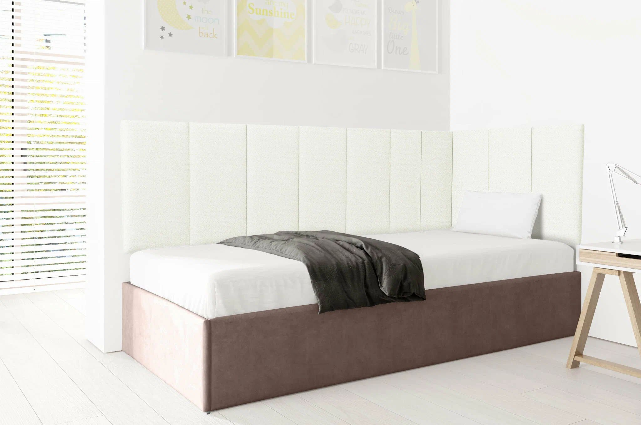 

Панель кровати Velour Vanilla 30х60 см 4 шт., Бежевый