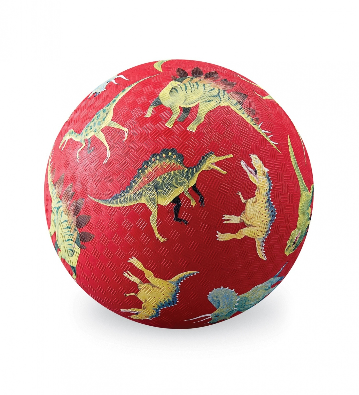 Мяч Crocodile Creek Динозавры, красный, 18 см