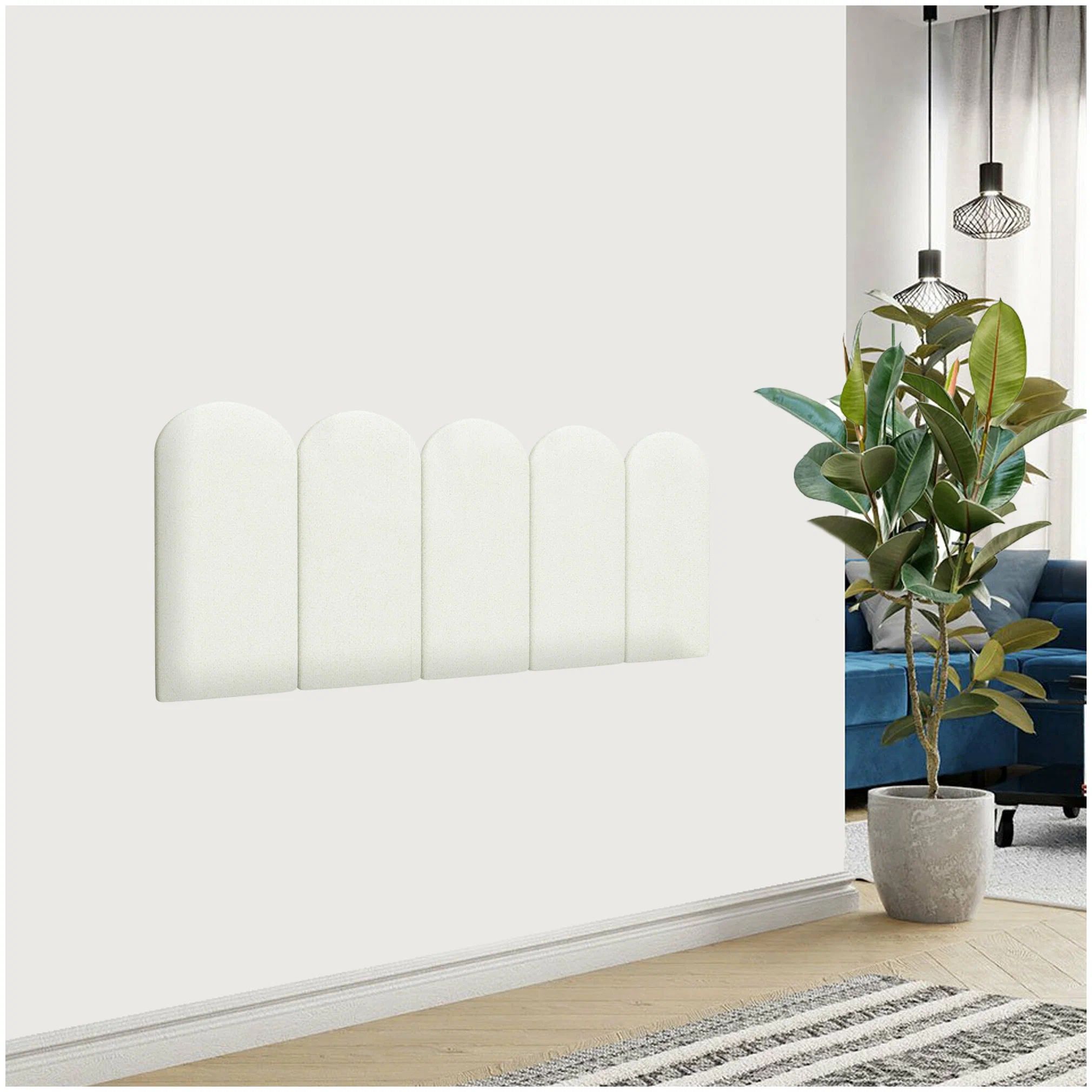 

Панель кровати Velour Vanilla 30х60R см 4 шт., Бежевый