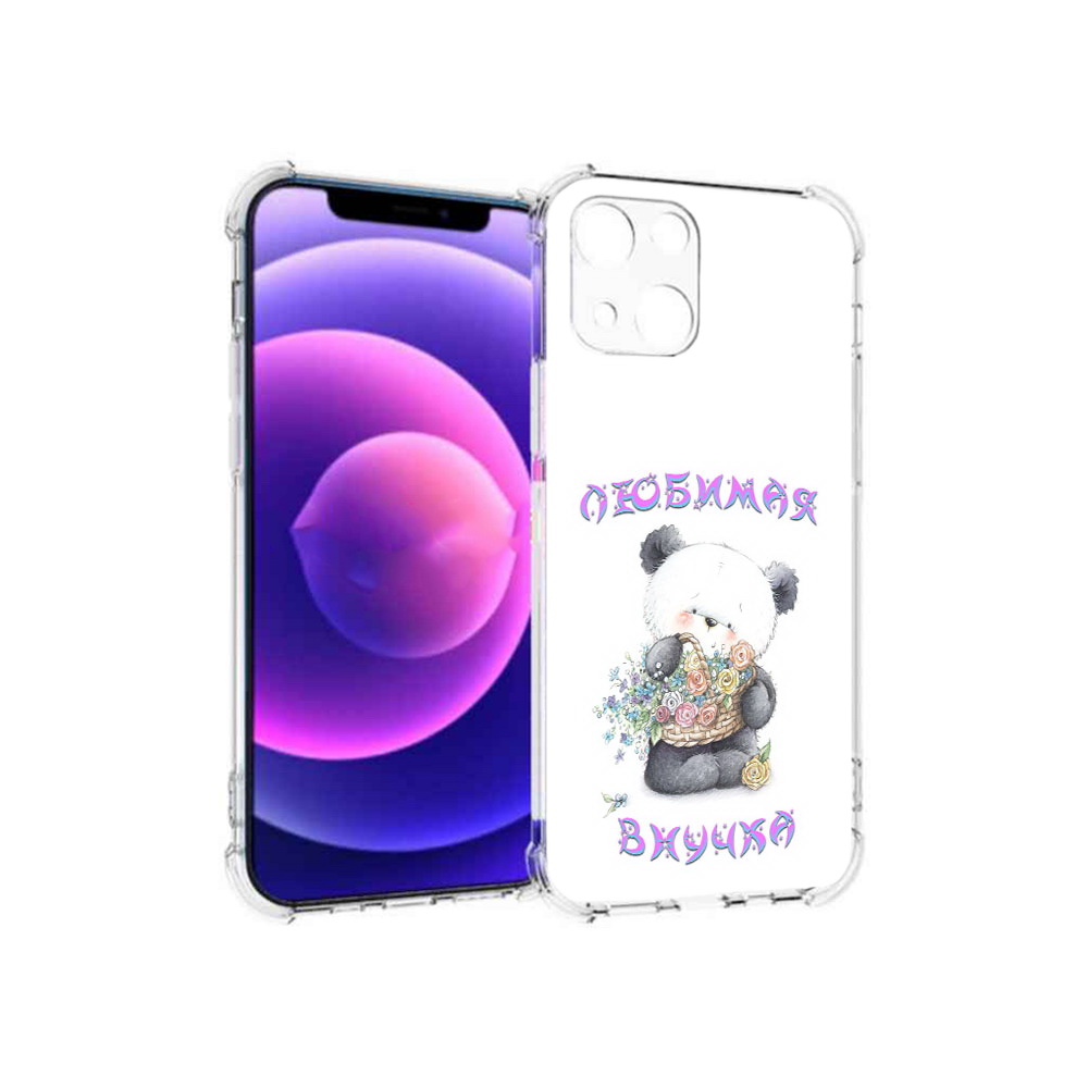 

Чехол MyPads Tocco для Apple iPhone 13 mini Любимая внучка (PT162959.608.110), Прозрачный, Tocco