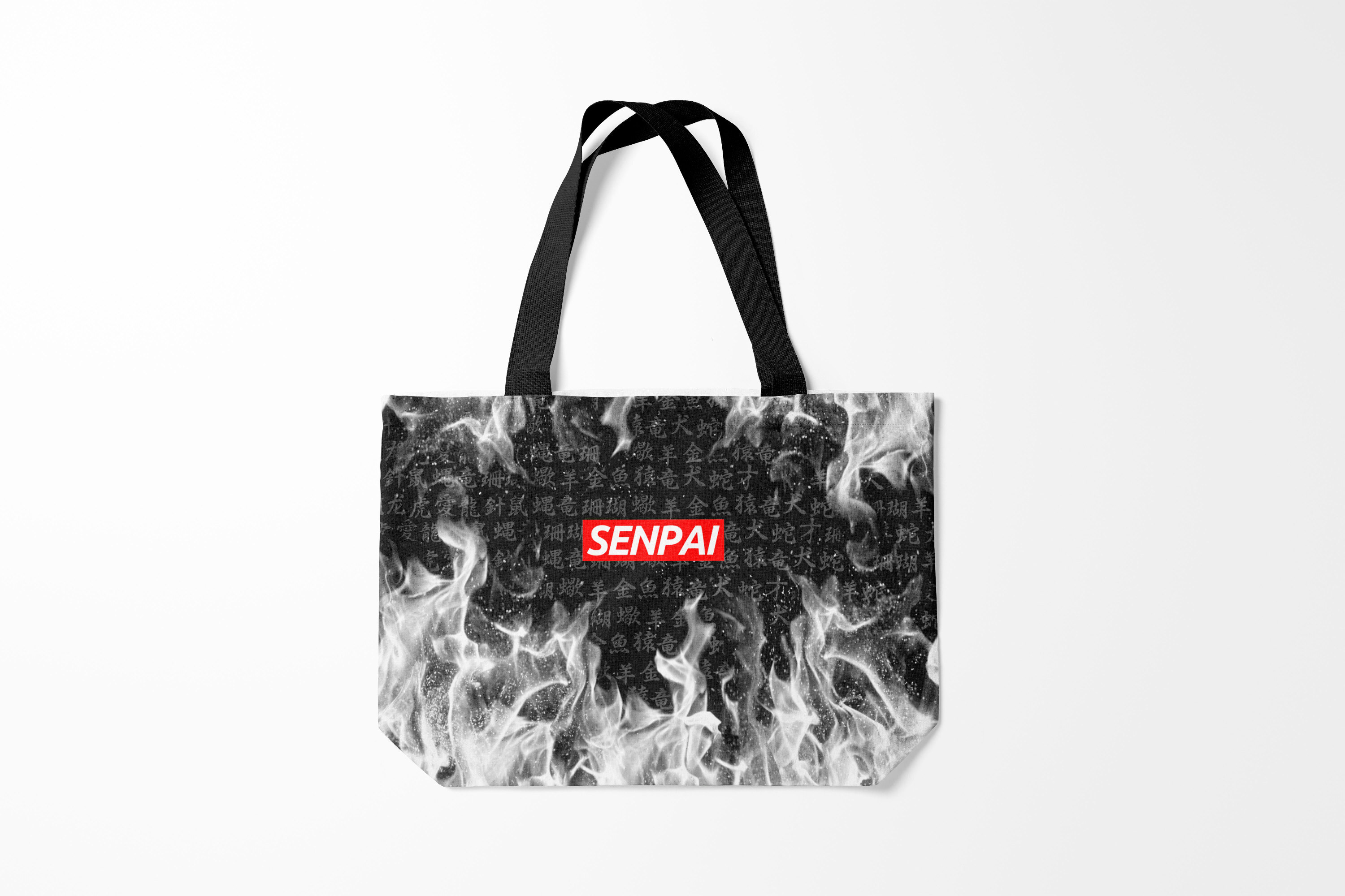 

Сумка шoппер унисекс Burnettie Senpai, черный, Senpai